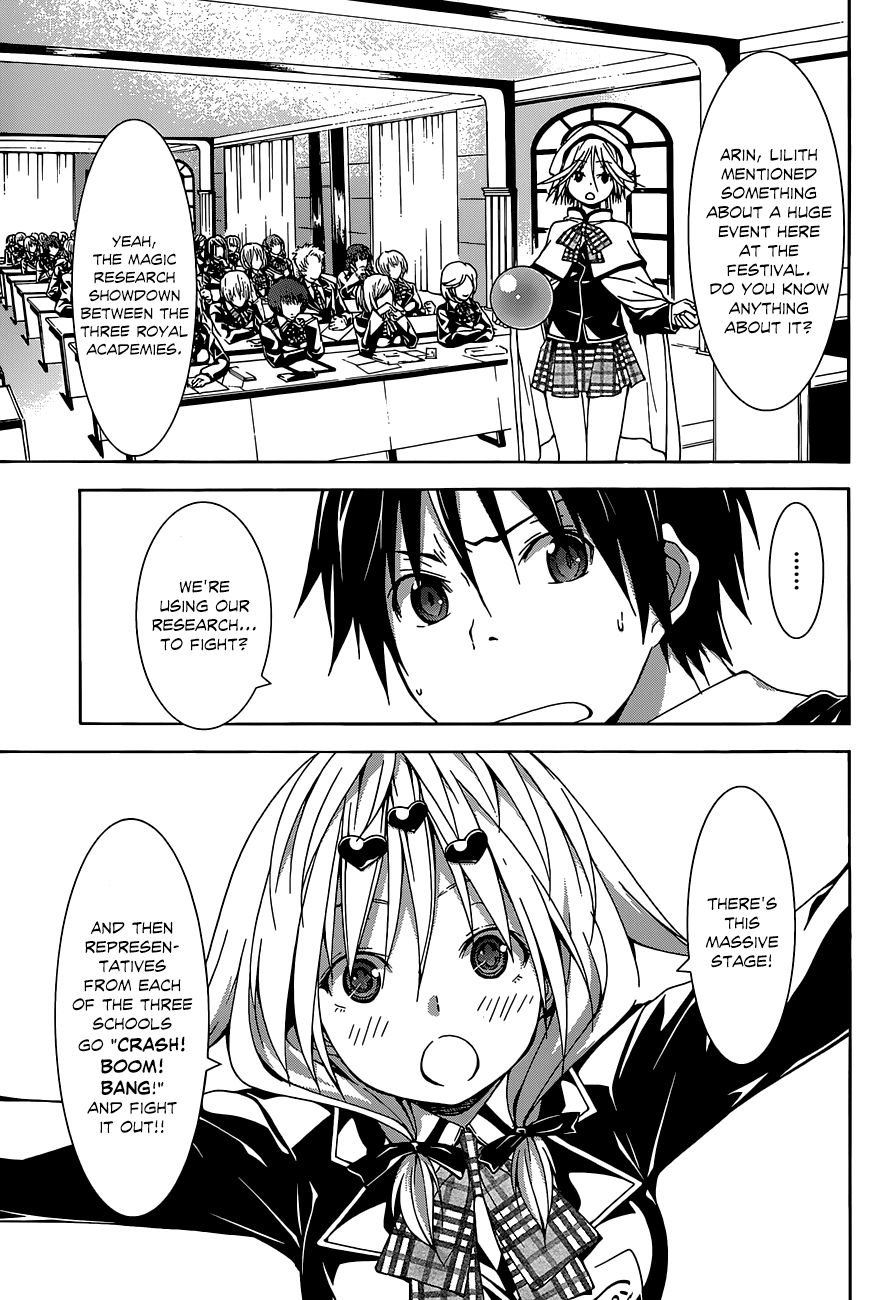 Trinity Seven: 7-Nin no Mahoutsukai Chapter 39 page 21 - Chapter 39: School Festival & Sticks