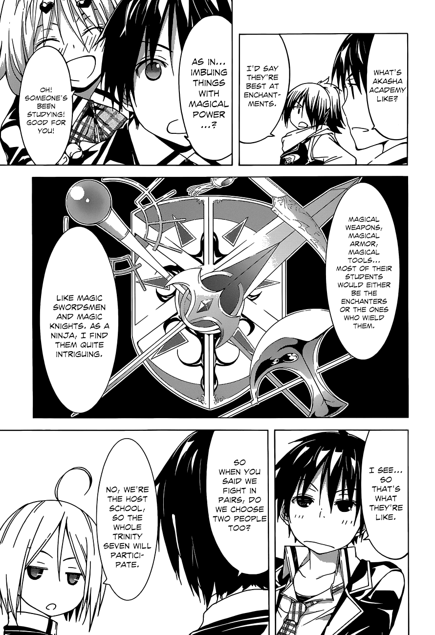 Trinity Seven: 7-Nin no Mahoutsukai Chapter 39 page 25 - Chapter 39: School Festival & Sticks