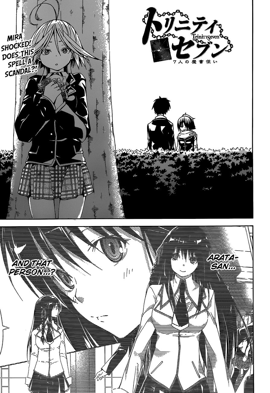Trinity Seven: 7-Nin no Mahoutsukai Chapter 40 page 6 - Chapter 40: Valkyrie & Duel Start