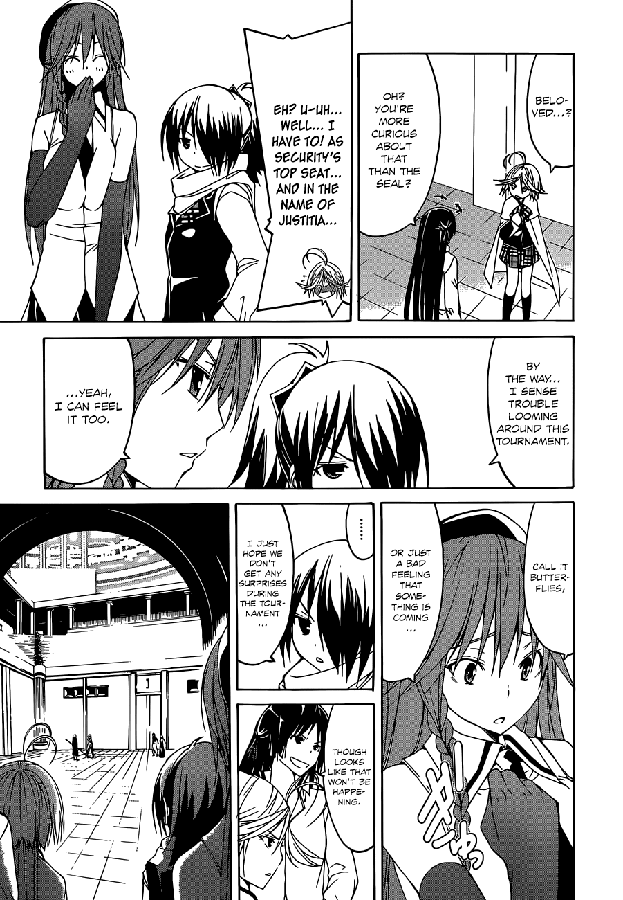 Trinity Seven: 7-Nin no Mahoutsukai Chapter 41 page 16 - Chapter 41: Fervent Girls & Thaumaturgist