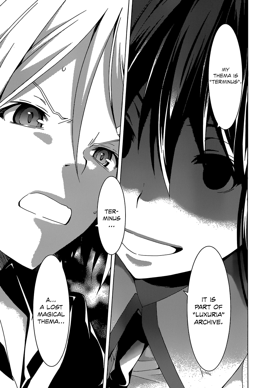 Trinity Seven: 7-Nin no Mahoutsukai Chapter 42 page 33 - Chapter 42: Limit Release & Abyss Returner