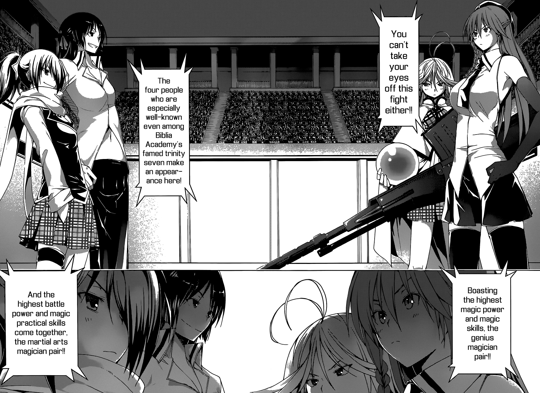 Trinity Seven: 7-Nin no Mahoutsukai Chapter 43 page 32 - Chapter 43: Forbidden Fruits & Top Quartet