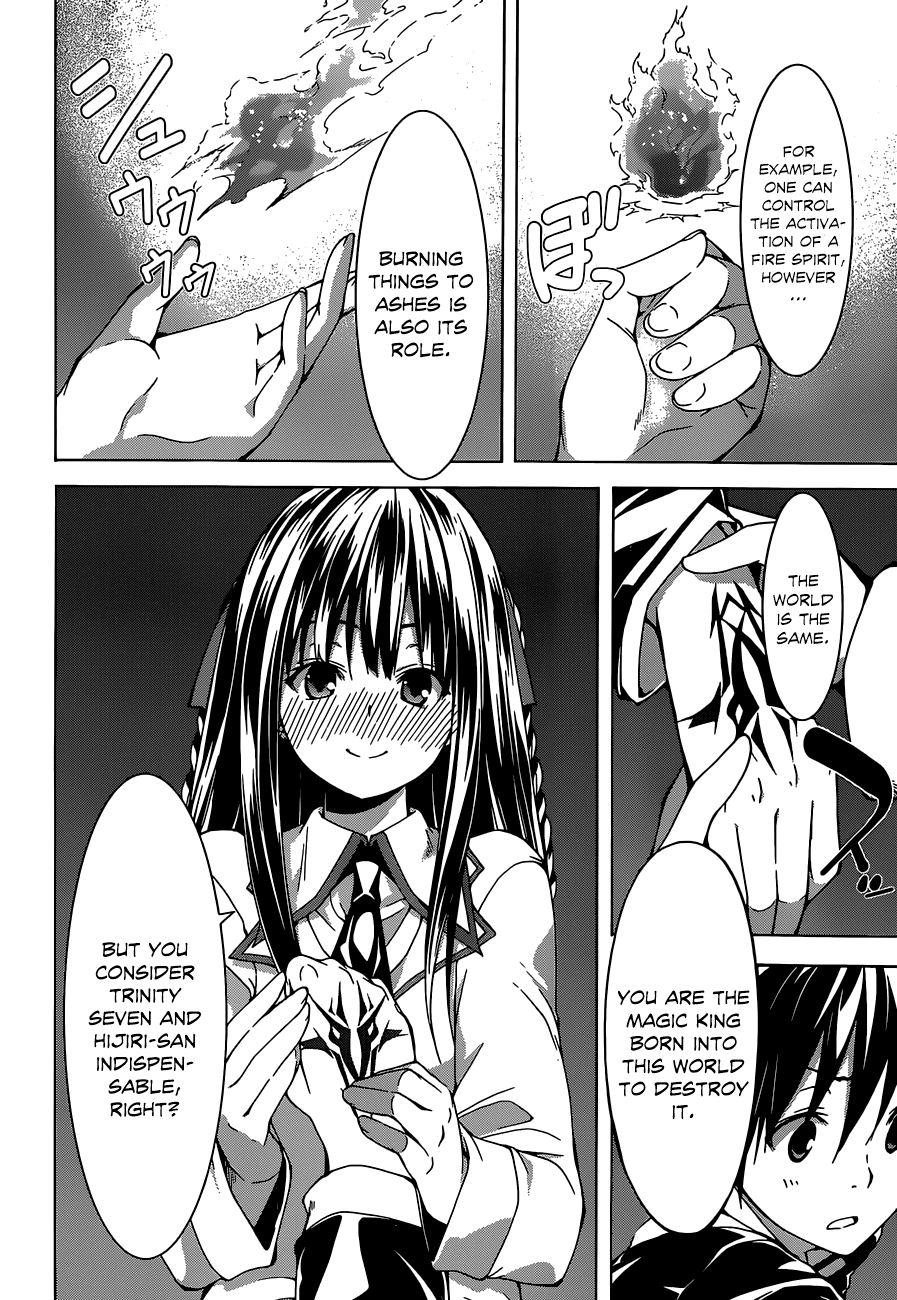 Trinity Seven: 7-Nin no Mahoutsukai Chapter 45 page 14 - Chapter 45: Luxuria Magus & Heaven's Gift