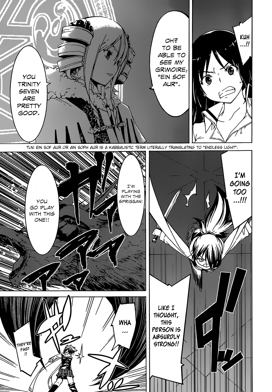 Trinity Seven: 7-Nin no Mahoutsukai Chapter 45 page 30 - Chapter 45: Luxuria Magus & Heaven's Gift