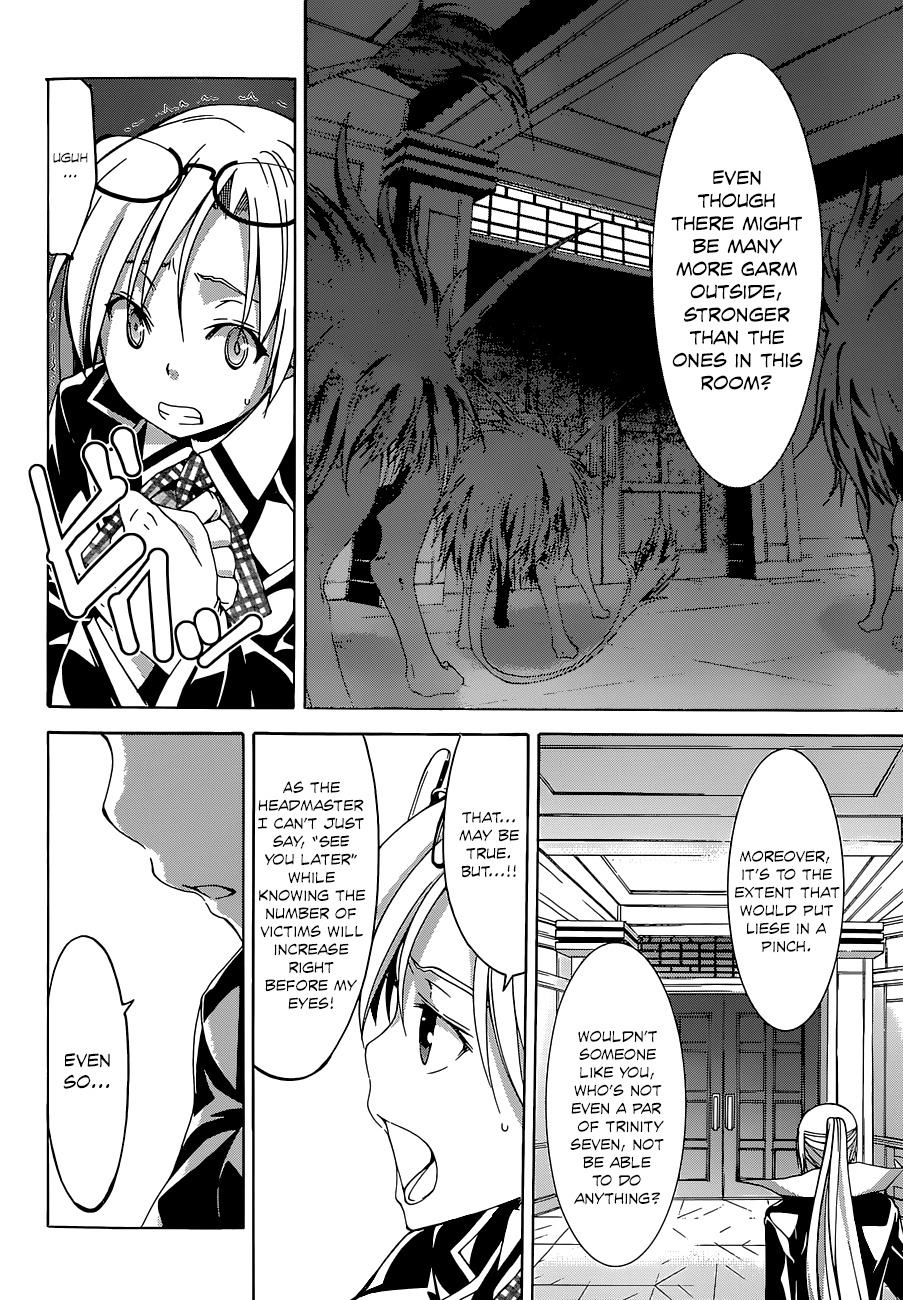 Trinity Seven: 7-Nin no Mahoutsukai Chapter 46 page 21 - Chapter 46: Backstage & Chrono Gemini