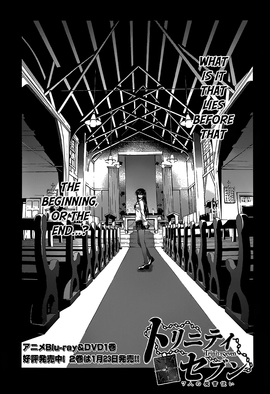 Trinity Seven: 7-Nin no Mahoutsukai Chapter 49 page 3 - Chapter 49: United Front & Terminus Library