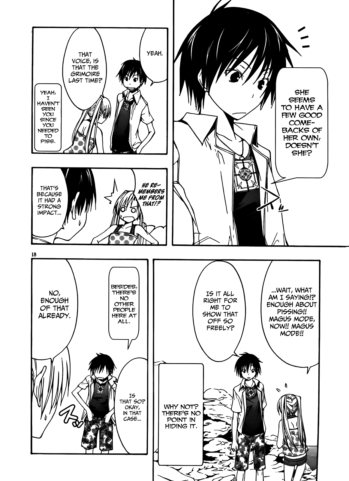 Trinity Seven: 7-Nin no Mahoutsukai Chapter 5 page 19 - Chapter 5: Marine Time & Error Code