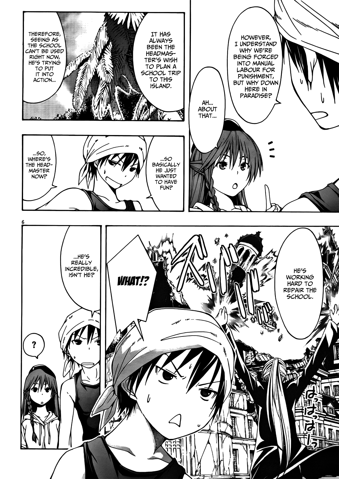 Trinity Seven: 7-Nin no Mahoutsukai Chapter 5 page 7 - Chapter 5: Marine Time & Error Code