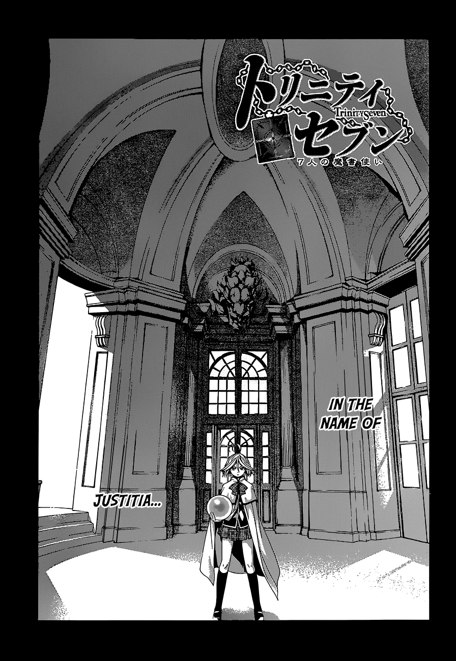 Trinity Seven: 7-Nin no Mahoutsukai Chapter 50 page 3 - Chapter 50: Arclight & Soul Gemini