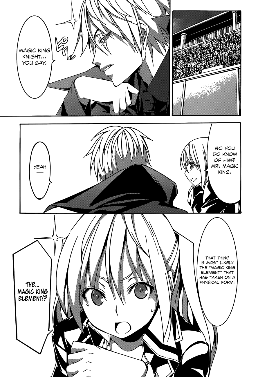 Trinity Seven: 7-Nin no Mahoutsukai Chapter 53 page 7 - Chapter 53: Elemental Knight & Open Battle