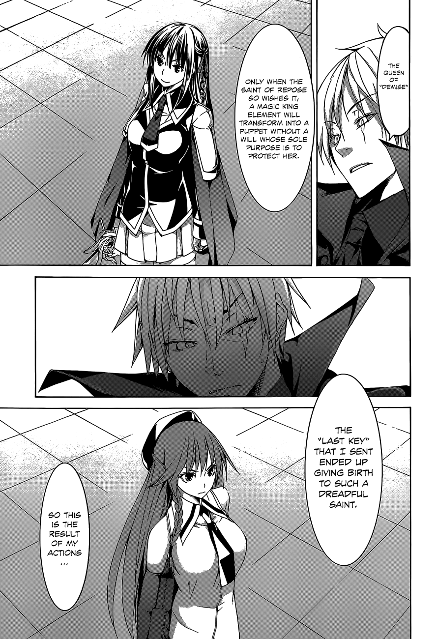 Trinity Seven: 7-Nin no Mahoutsukai Chapter 53 page 9 - Chapter 53: Elemental Knight & Open Battle