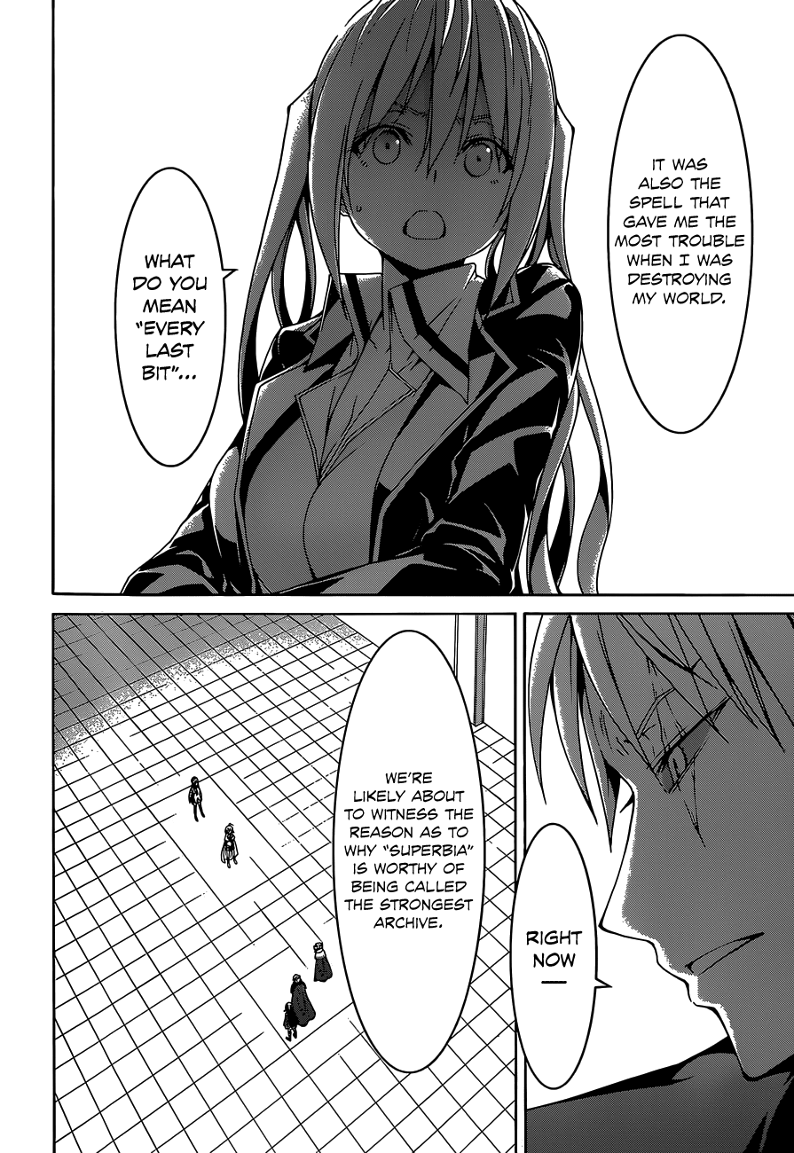 Trinity Seven: 7-Nin no Mahoutsukai Chapter 54 page 17 - Chapter 54: Unlimited World & Theophany