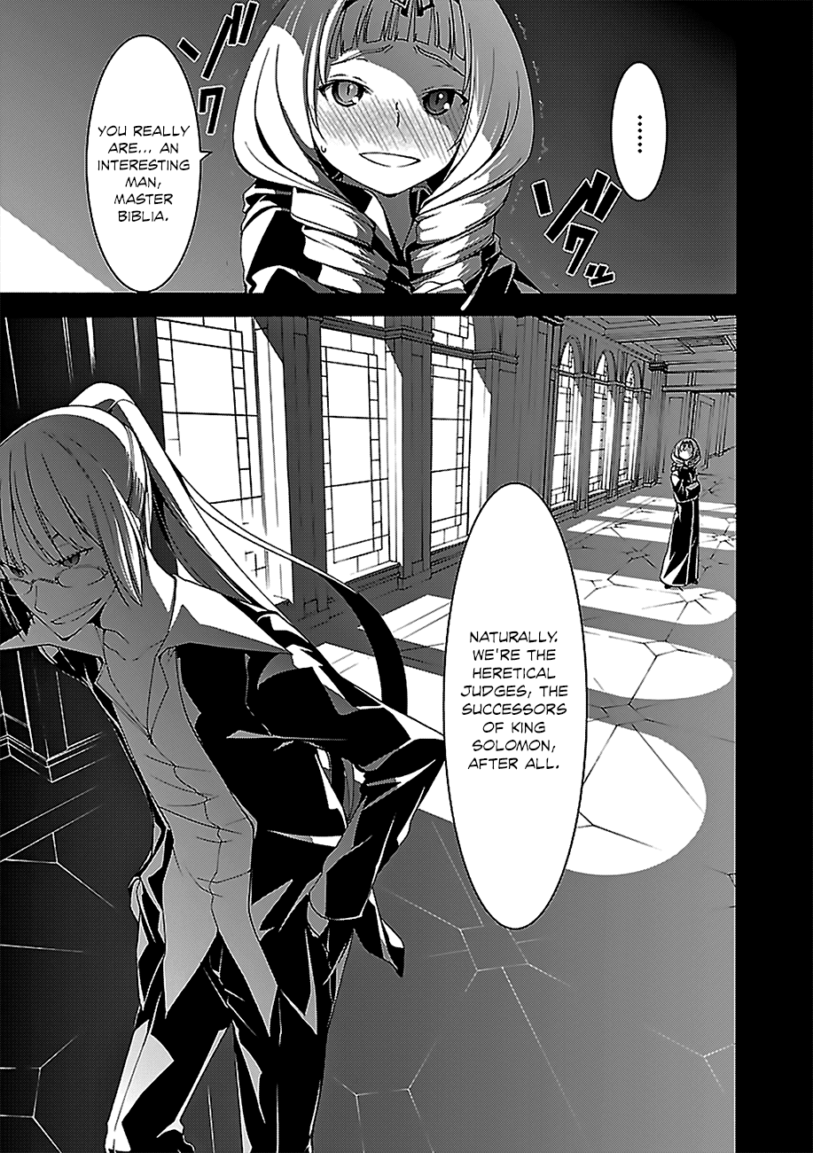 Trinity Seven: 7-Nin no Mahoutsukai Chapter 58 page 12 - Chapter 58: Saint's Return and Love Confession