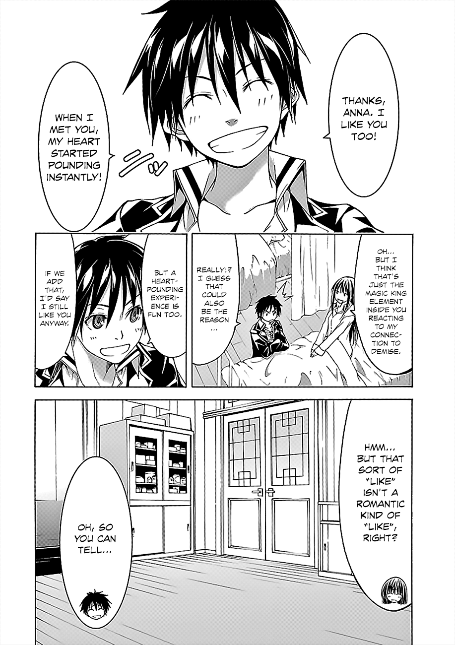 Trinity Seven: 7-Nin no Mahoutsukai Chapter 58 page 18 - Chapter 58: Saint's Return and Love Confession