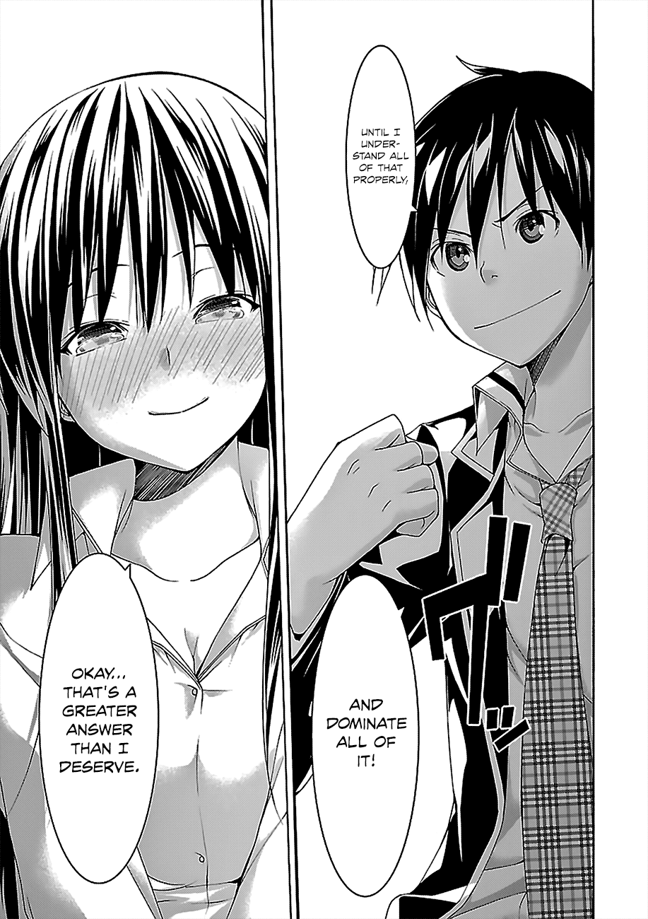Trinity Seven: 7-Nin no Mahoutsukai Chapter 58 page 20 - Chapter 58: Saint's Return and Love Confession
