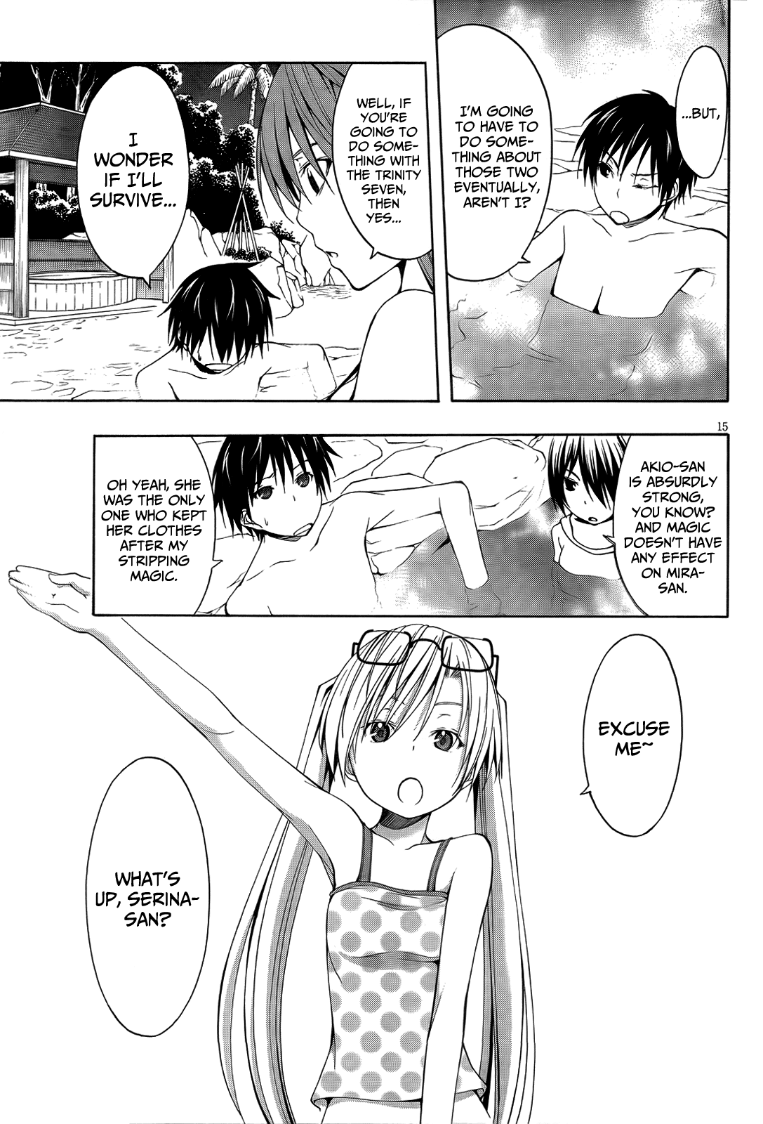Trinity Seven: 7-Nin no Mahoutsukai Chapter 6 page 18 - Chapter 6: Hot Spring & Alchemist