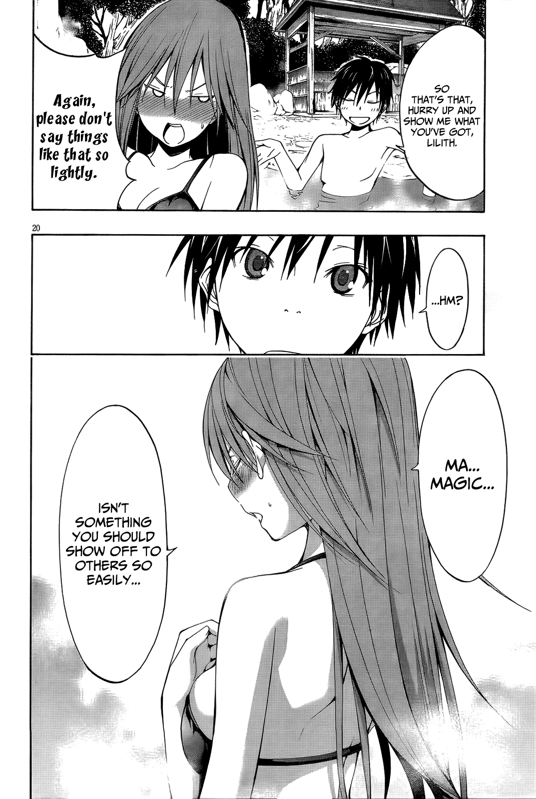 Trinity Seven: 7-Nin no Mahoutsukai Chapter 6 page 23 - Chapter 6: Hot Spring & Alchemist