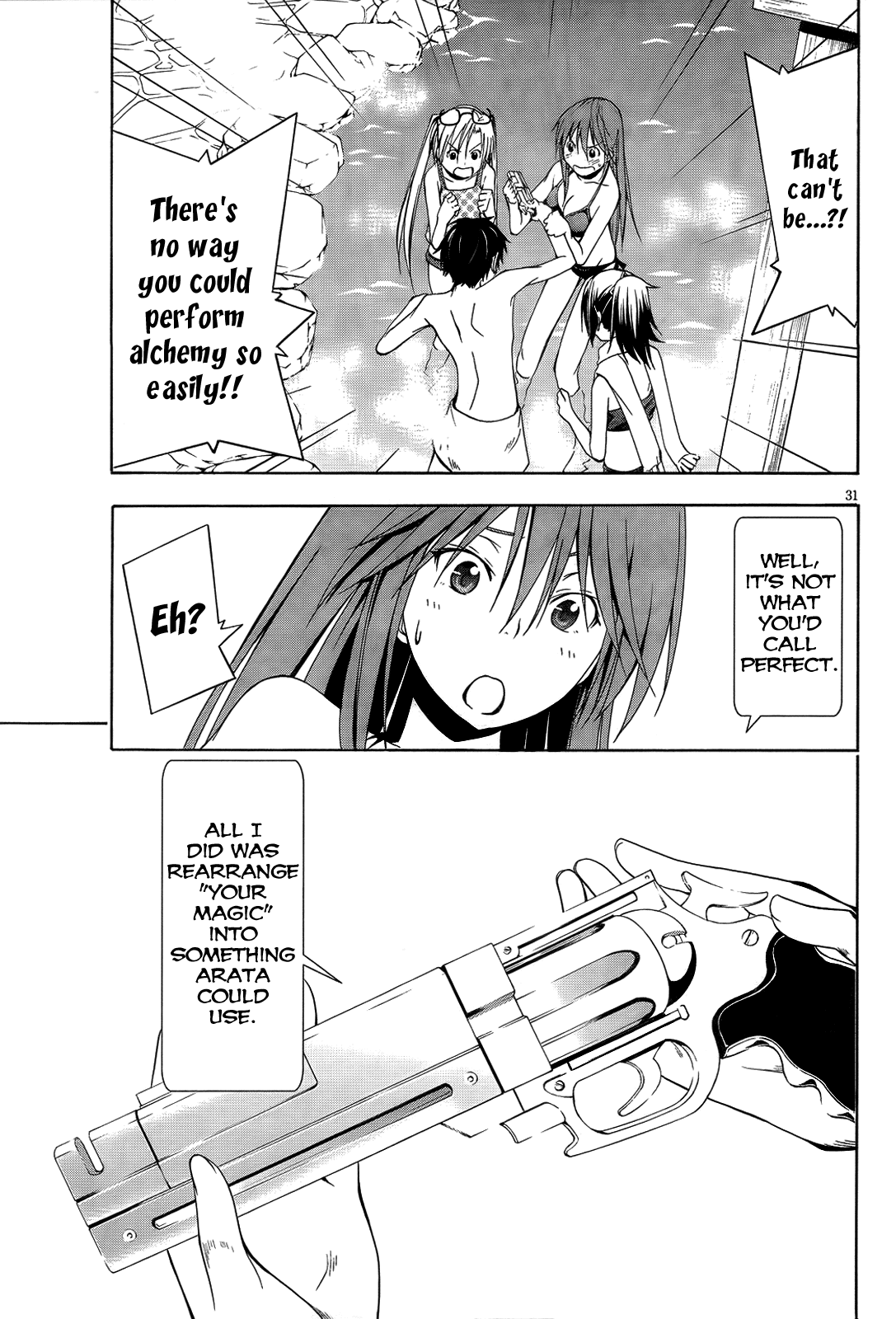 Trinity Seven: 7-Nin no Mahoutsukai Chapter 6 page 34 - Chapter 6: Hot Spring & Alchemist