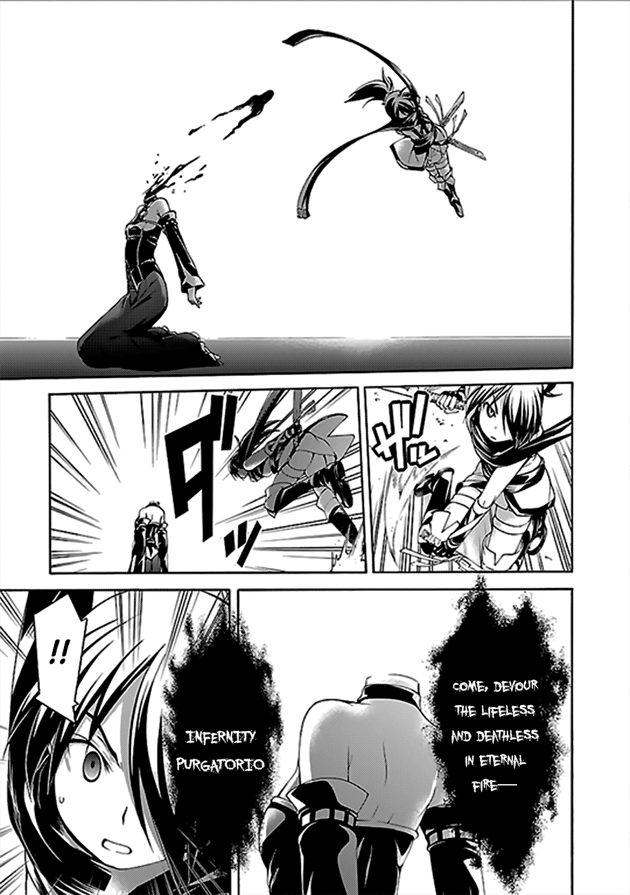 Trinity Seven: 7-Nin no Mahoutsukai Chapter 60 page 32 - Chapter 60: Dante's Gate and Radix Grimoire