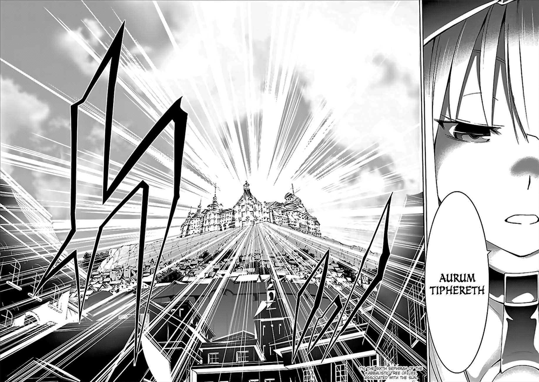 Trinity Seven: 7-Nin no Mahoutsukai Chapter 60 page 37 - Chapter 60: Dante's Gate and Radix Grimoire