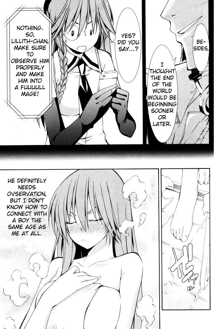 Trinity Seven: 7-Nin no Mahoutsukai Chapter 61.1 page 13 - Chapter 61.1 : Trinity Seven Specials : New Face and School Life Part 1