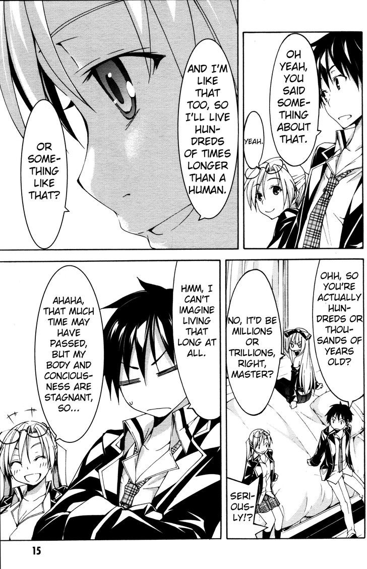 Trinity Seven: 7-Nin no Mahoutsukai Chapter 61.6 page 17 - Chapter 61.6 : Night Rendezvous and Clock Sisters