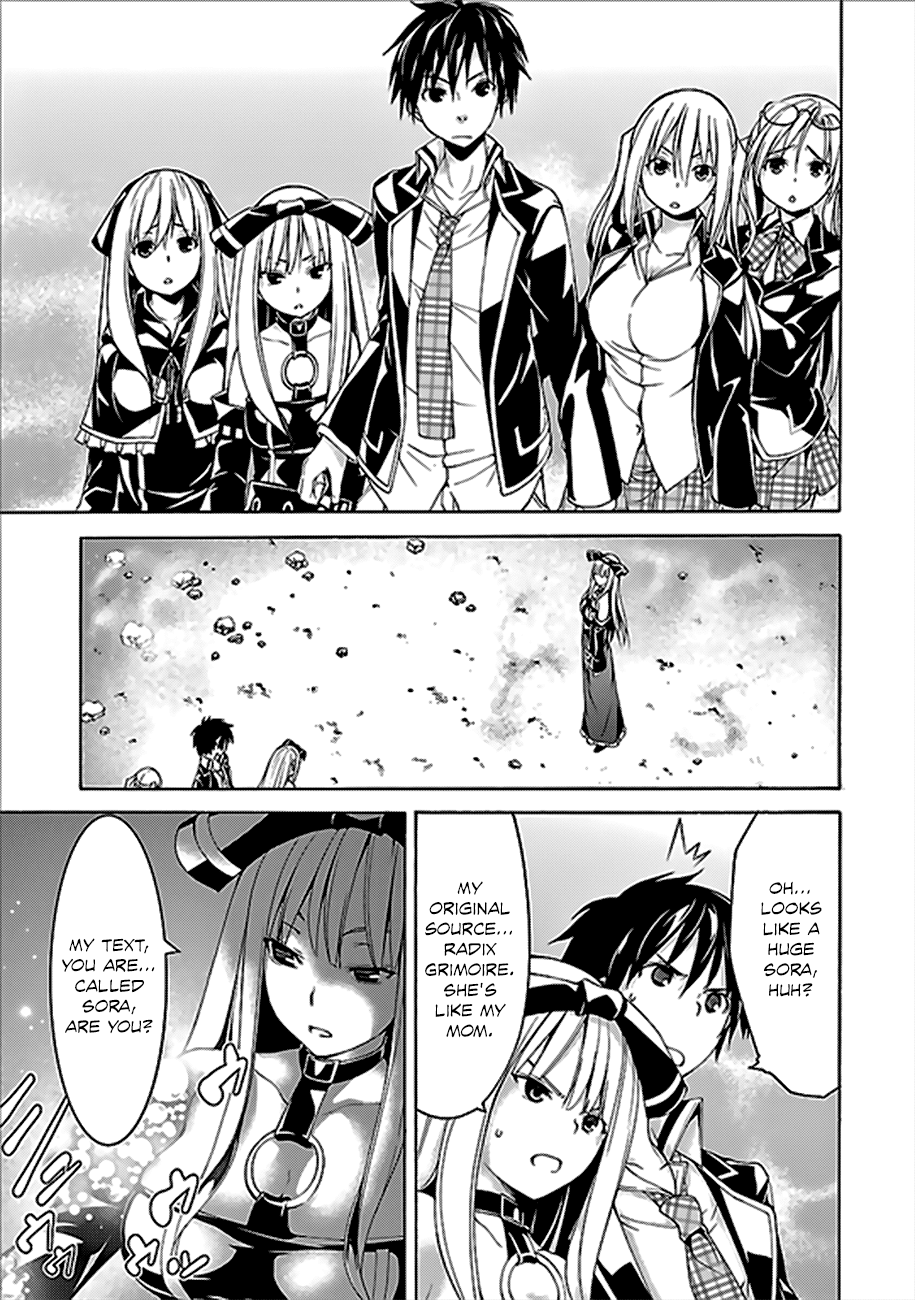 Trinity Seven: 7-Nin no Mahoutsukai Chapter 61 page 18 - Chapter 61: Grimoire Battle and Departure
