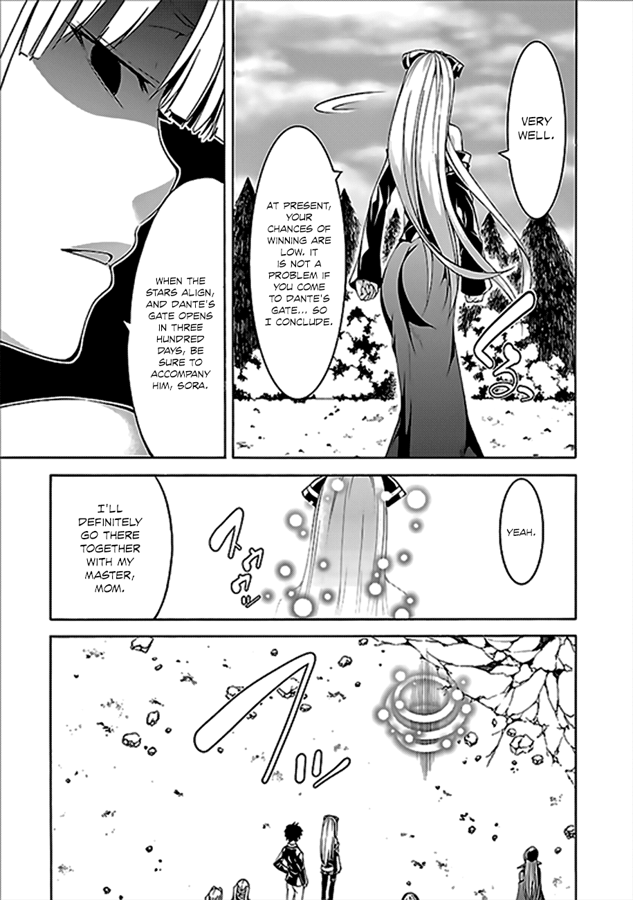Trinity Seven: 7-Nin no Mahoutsukai Chapter 61 page 22 - Chapter 61: Grimoire Battle and Departure