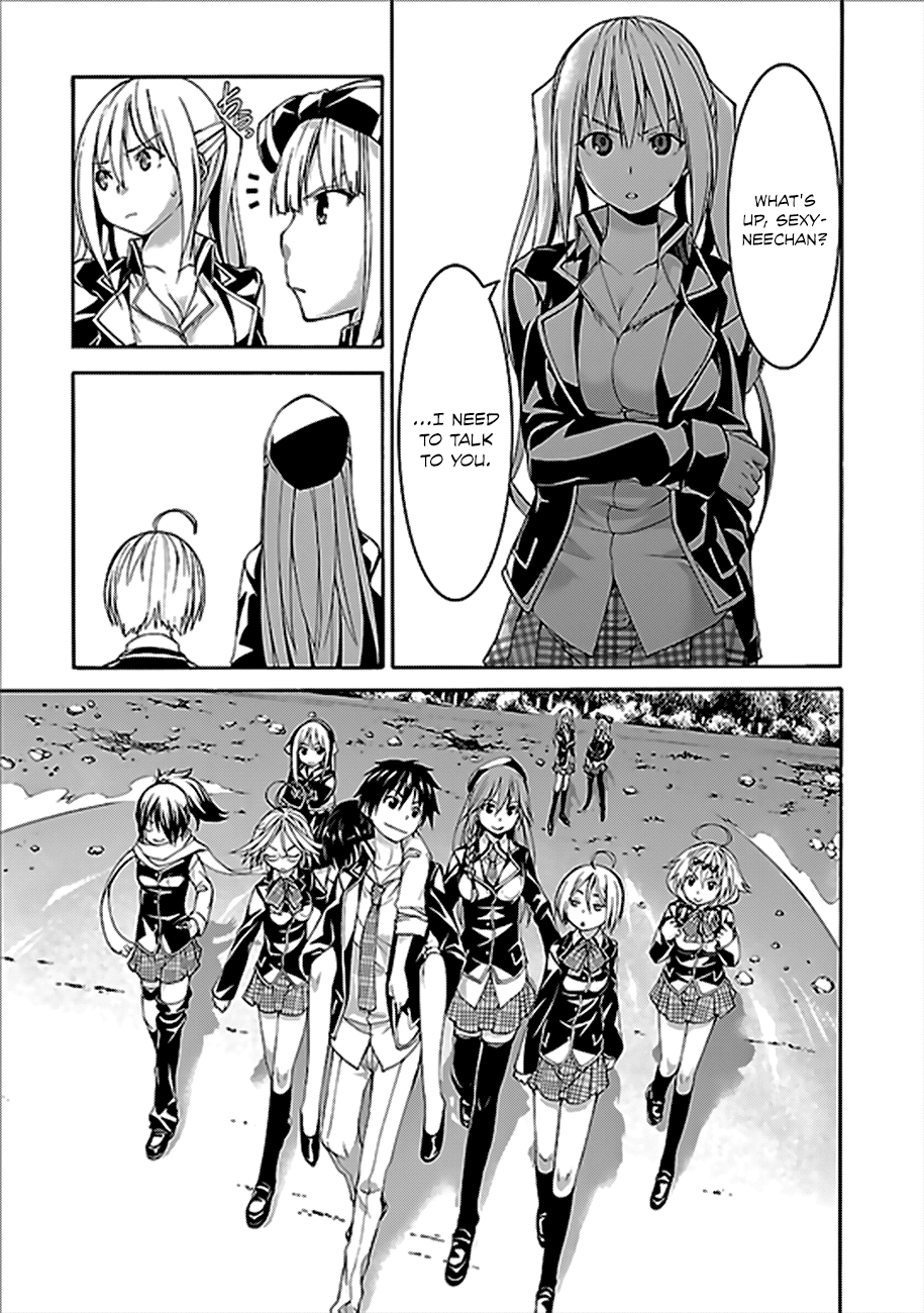 Trinity Seven: 7-Nin no Mahoutsukai Chapter 61 page 28 - Chapter 61: Grimoire Battle and Departure
