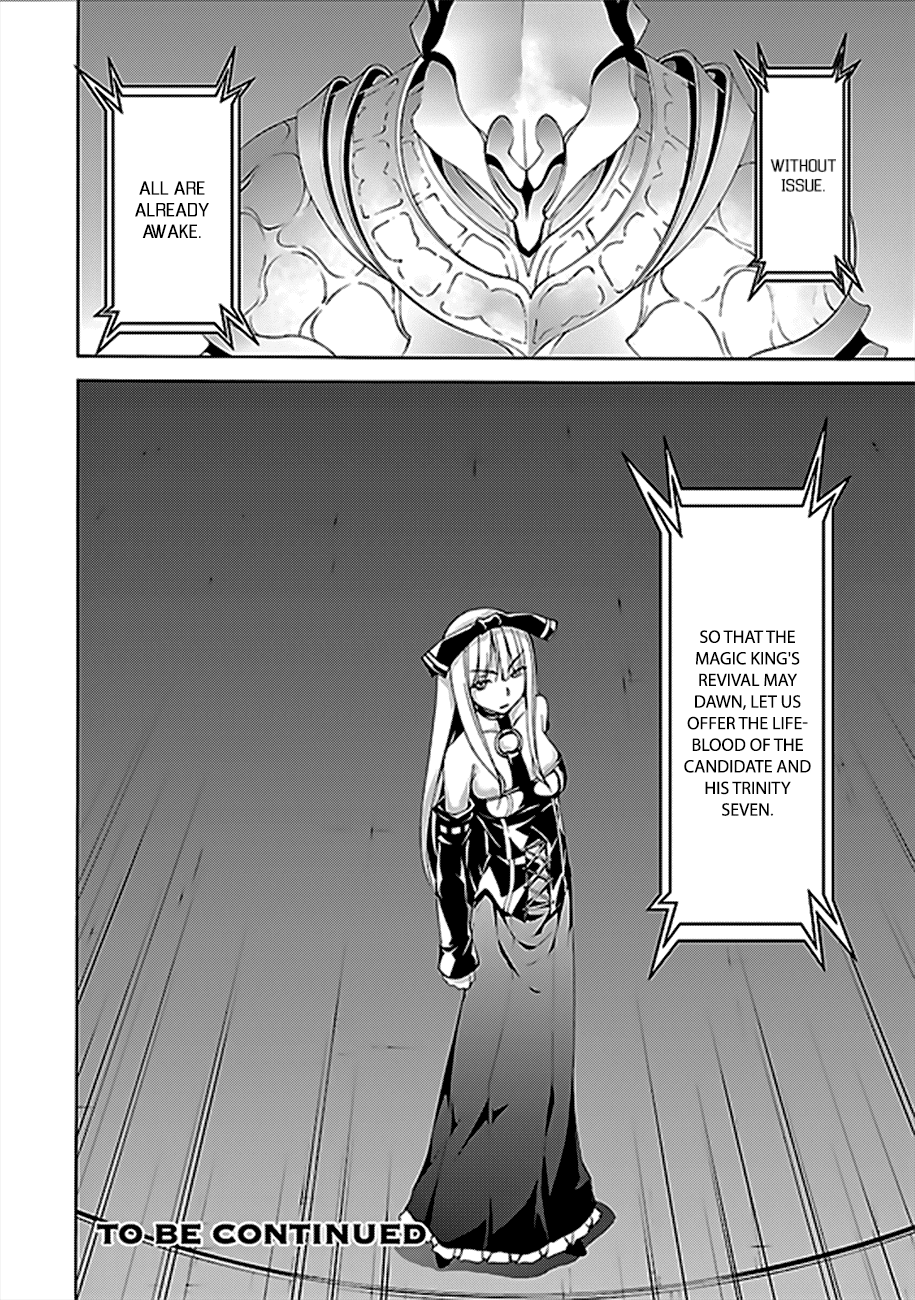 Trinity Seven: 7-Nin no Mahoutsukai Chapter 62 page 34 - Chapter 62: Sword Magus and Dark Castle