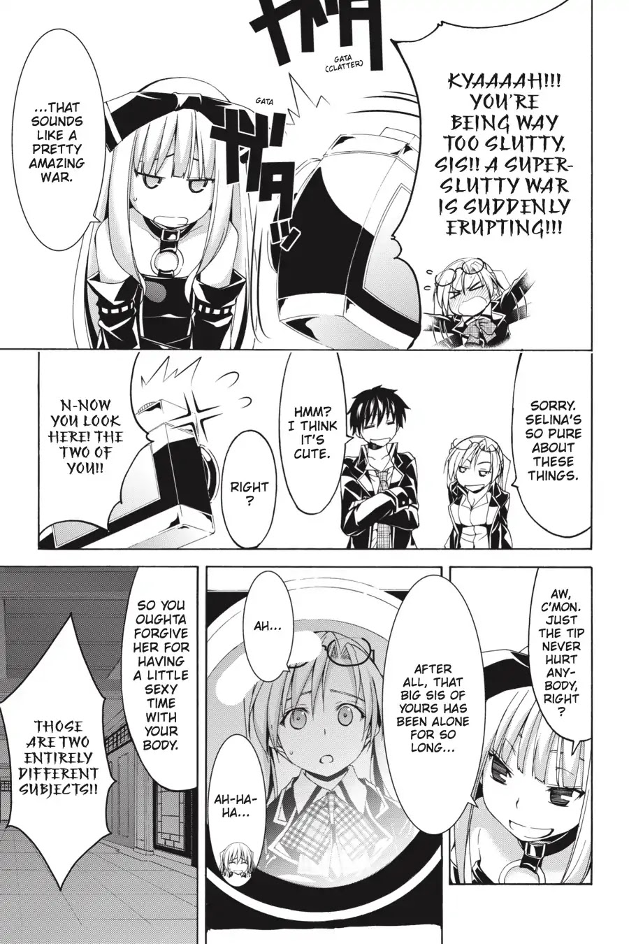 Trinity Seven: 7-Nin no Mahoutsukai Chapter 66.10 page 11 - Vol 15.5 Theme 6: Night Crawling & Clock Sisters
