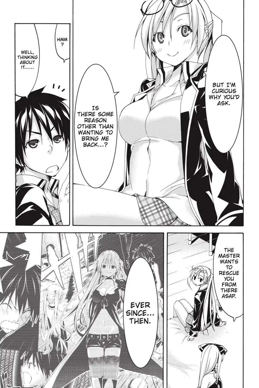 Trinity Seven: 7-Nin no Mahoutsukai Chapter 66.10 page 13 - Vol 15.5 Theme 6: Night Crawling & Clock Sisters