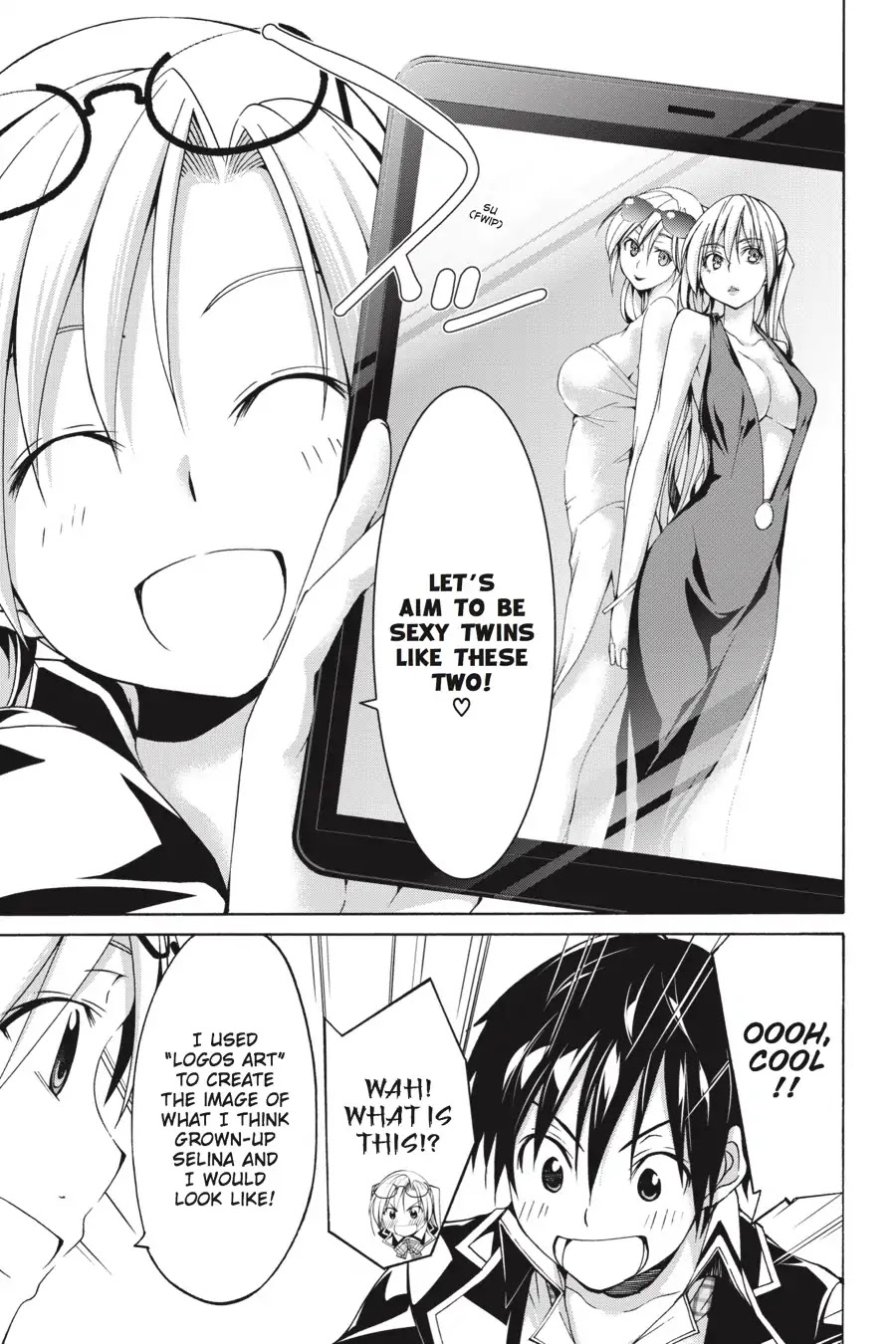 Trinity Seven: 7-Nin no Mahoutsukai Chapter 66.10 page 17 - Vol 15.5 Theme 6: Night Crawling & Clock Sisters