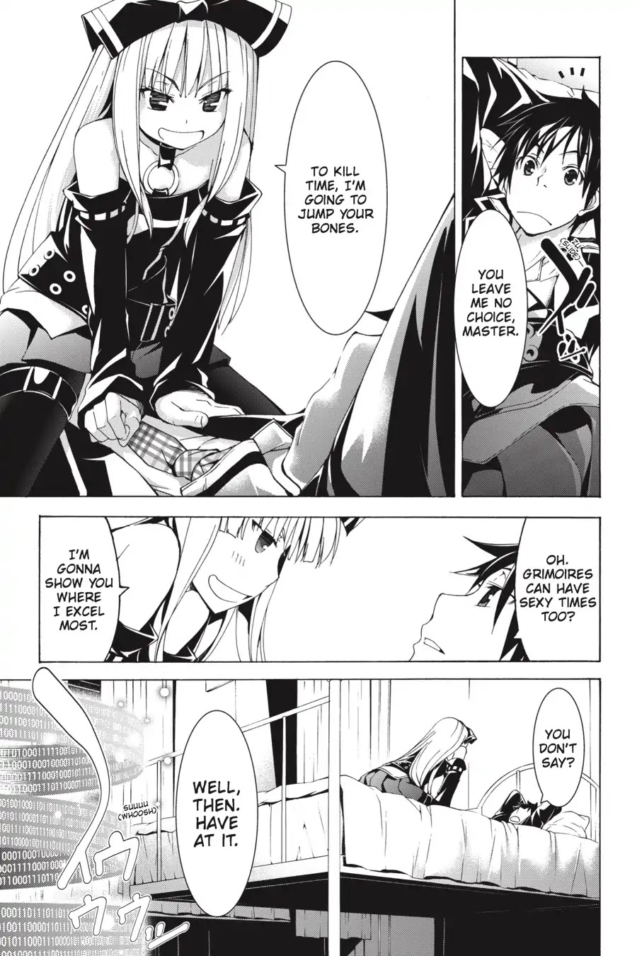 Trinity Seven: 7-Nin no Mahoutsukai Chapter 66.10 page 3 - Vol 15.5 Theme 6: Night Crawling & Clock Sisters
