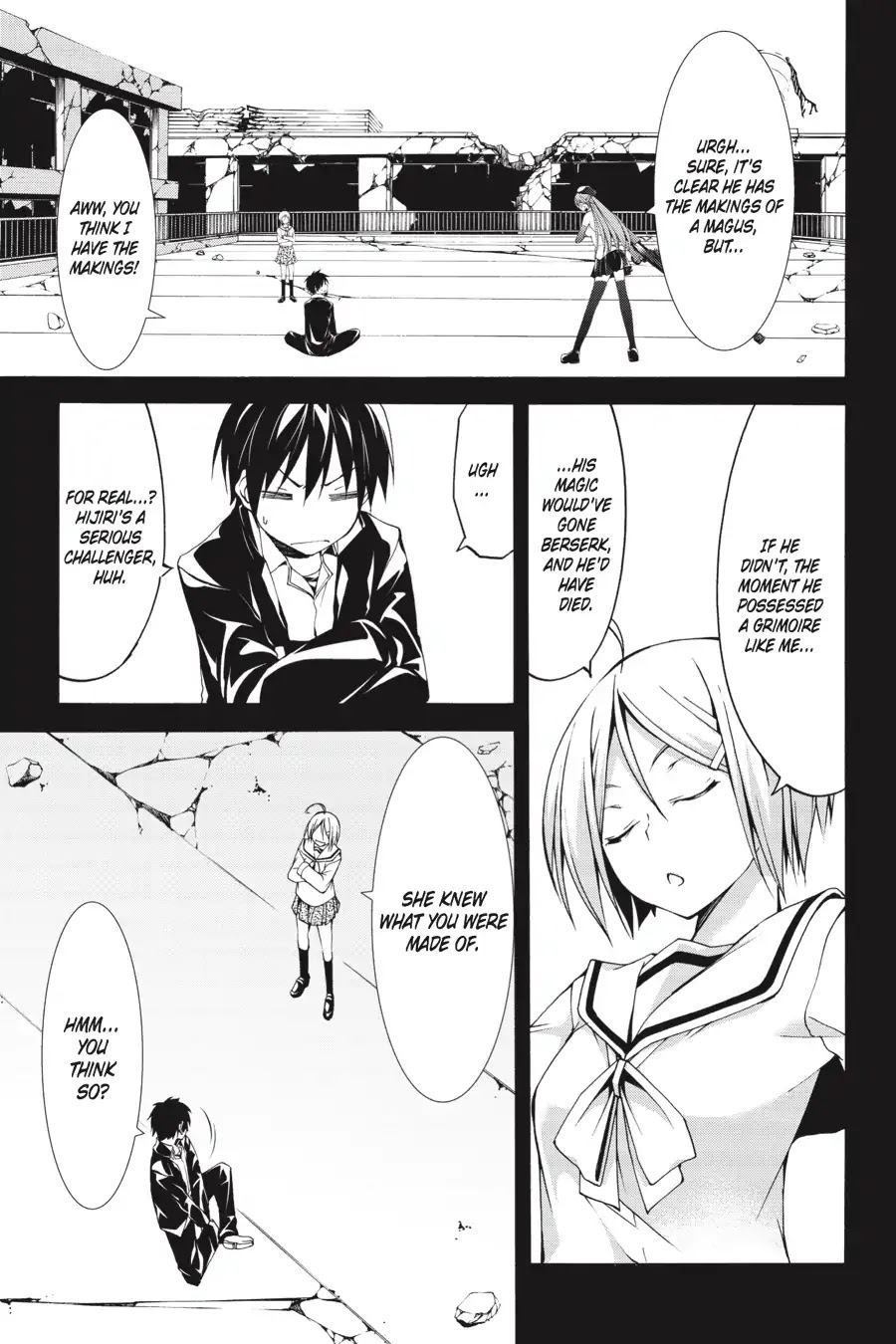 Trinity Seven: 7-Nin no Mahoutsukai Chapter 66.5 page 12 - Vol 15.5 Theme 1: New Face & School Life