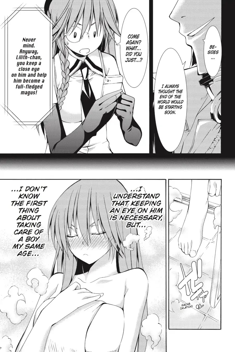 Trinity Seven: 7-Nin no Mahoutsukai Chapter 66.5 page 16 - Vol 15.5 Theme 1: New Face & School Life