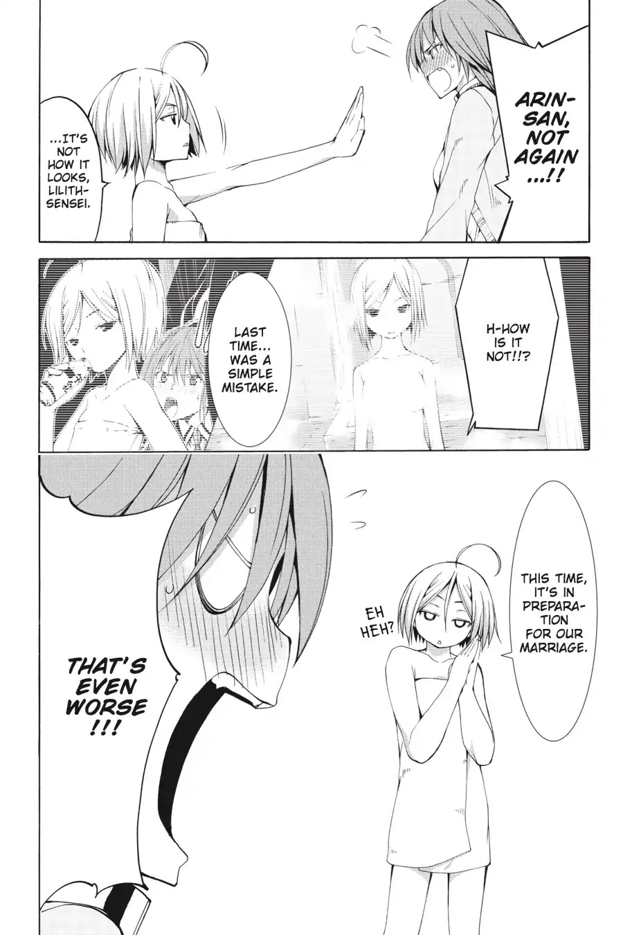 Trinity Seven: 7-Nin no Mahoutsukai Chapter 66.5 page 19 - Vol 15.5 Theme 1: New Face & School Life