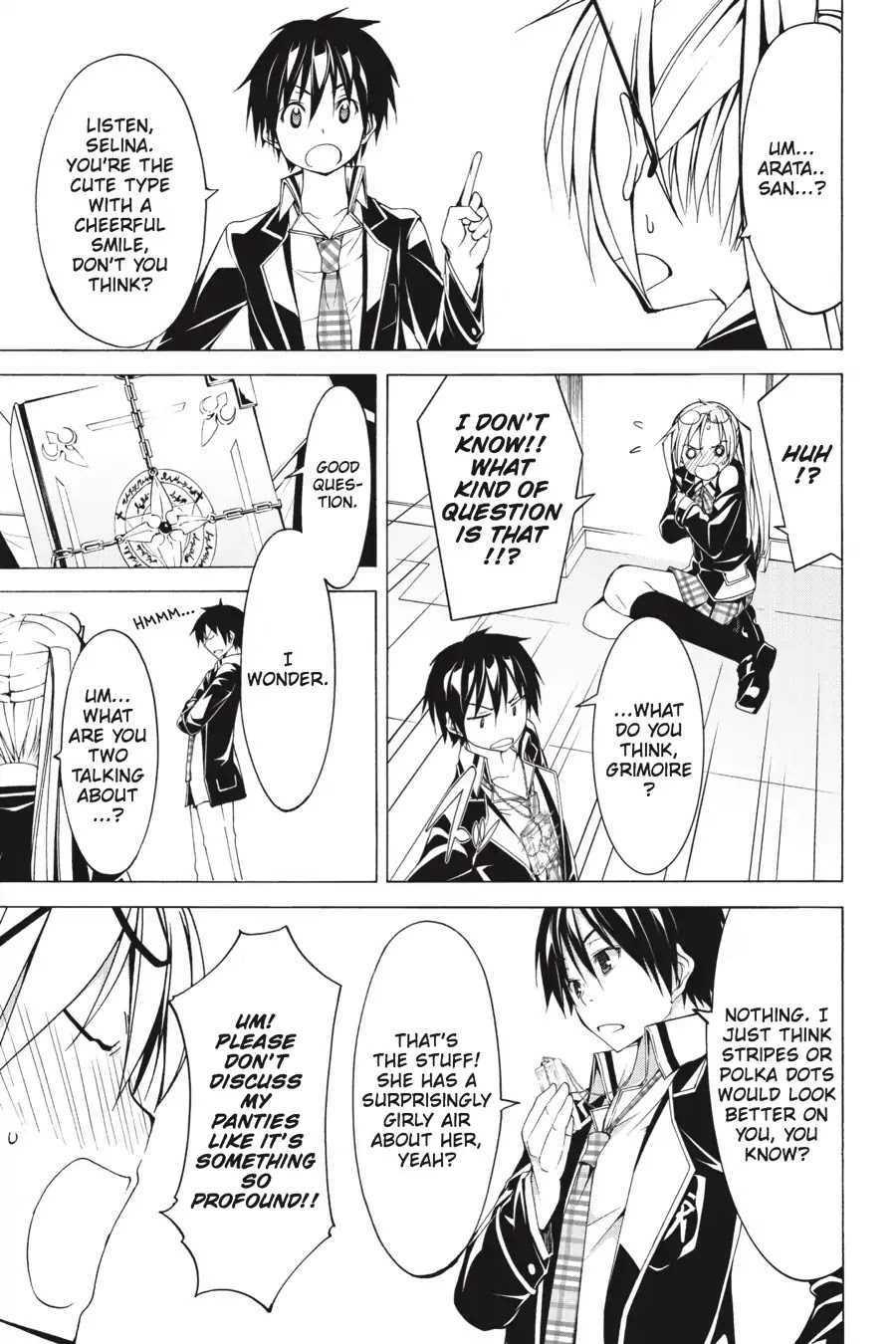 Trinity Seven: 7-Nin no Mahoutsukai Chapter 66.5 page 26 - Vol 15.5 Theme 1: New Face & School Life