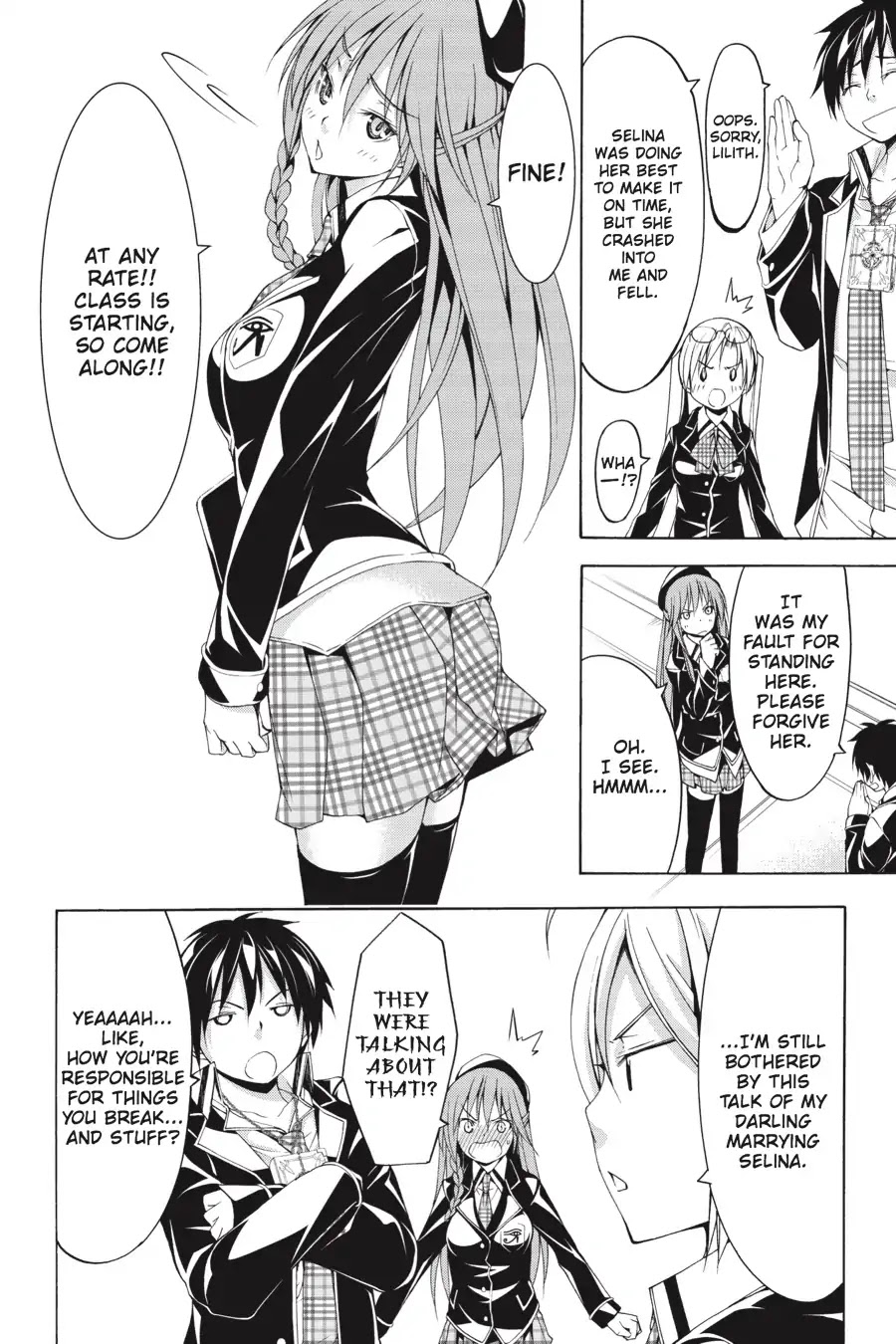 Trinity Seven: 7-Nin no Mahoutsukai Chapter 66.5 page 32 - Vol 15.5 Theme 1: New Face & School Life