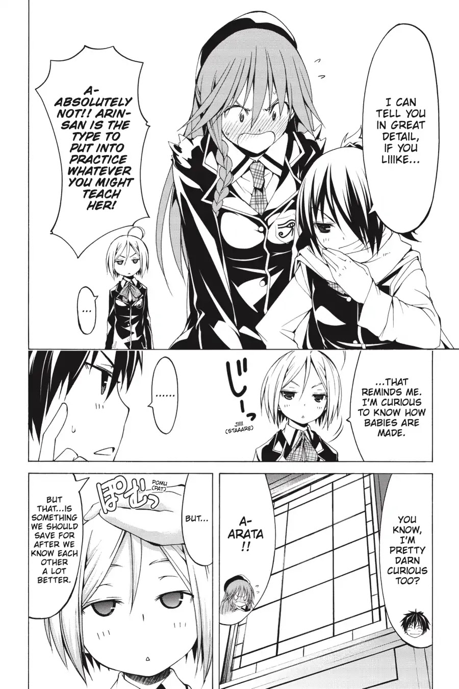Trinity Seven: 7-Nin no Mahoutsukai Chapter 66.5 page 36 - Vol 15.5 Theme 1: New Face & School Life