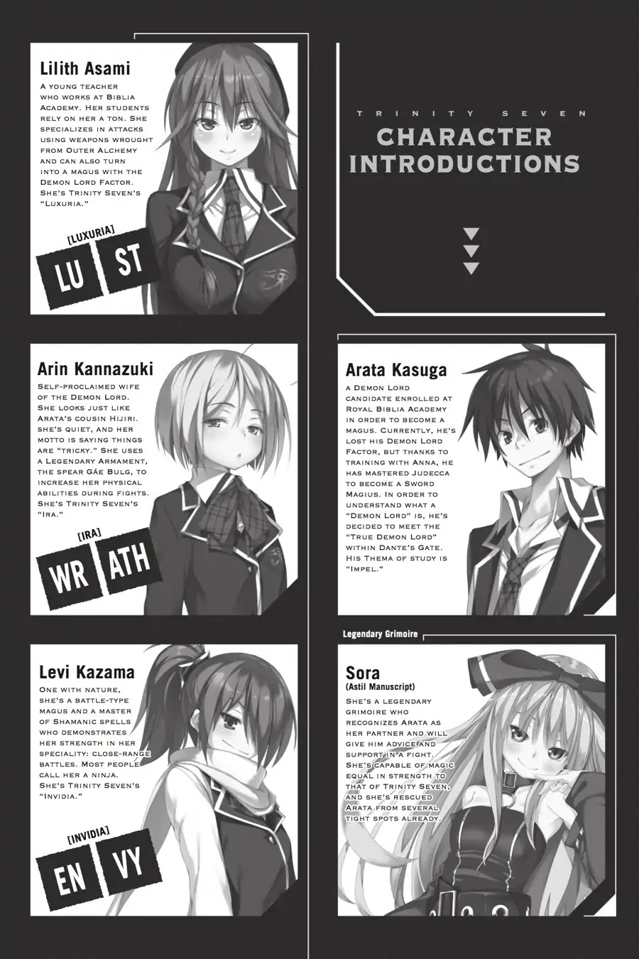 Trinity Seven: 7-Nin no Mahoutsukai Chapter 66.5 page 4 - Vol 15.5 Theme 1: New Face & School Life