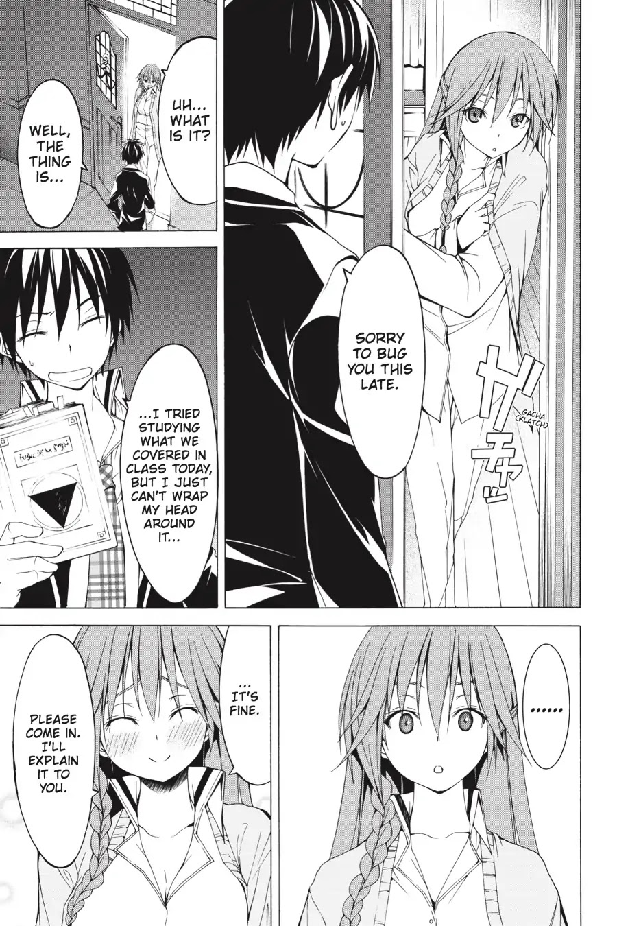 Trinity Seven: 7-Nin no Mahoutsukai Chapter 66.5 page 41 - Vol 15.5 Theme 1: New Face & School Life