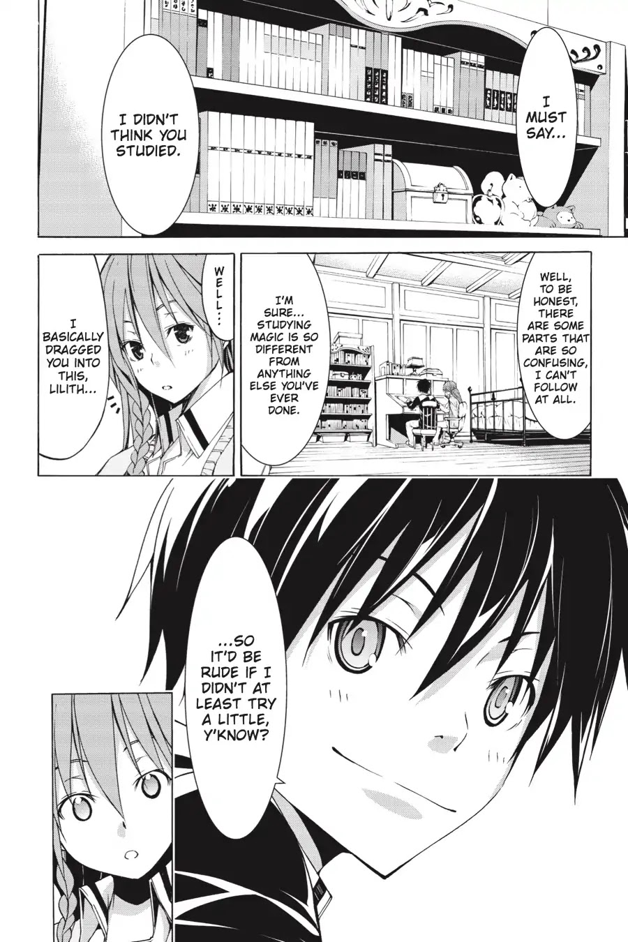 Trinity Seven: 7-Nin no Mahoutsukai Chapter 66.5 page 42 - Vol 15.5 Theme 1: New Face & School Life
