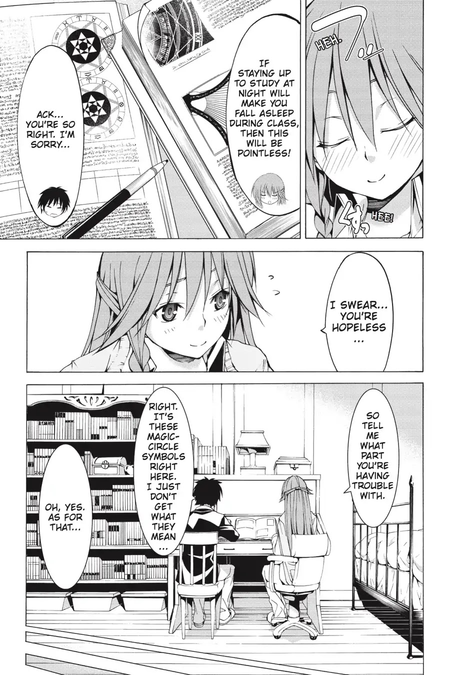 Trinity Seven: 7-Nin no Mahoutsukai Chapter 66.5 page 43 - Vol 15.5 Theme 1: New Face & School Life