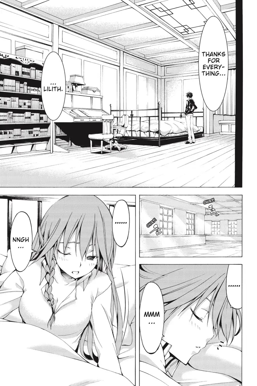 Trinity Seven: 7-Nin no Mahoutsukai Chapter 66.5 page 47 - Vol 15.5 Theme 1: New Face & School Life