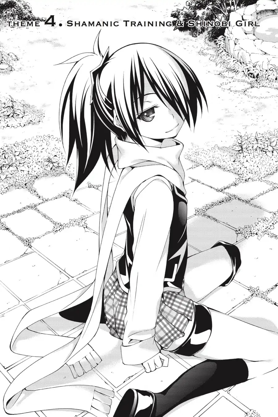 Trinity Seven: 7-Nin no Mahoutsukai Chapter 66.8 page 1 - Vol 15.5 Theme 4: Shamanic Training & Shinobi Girl