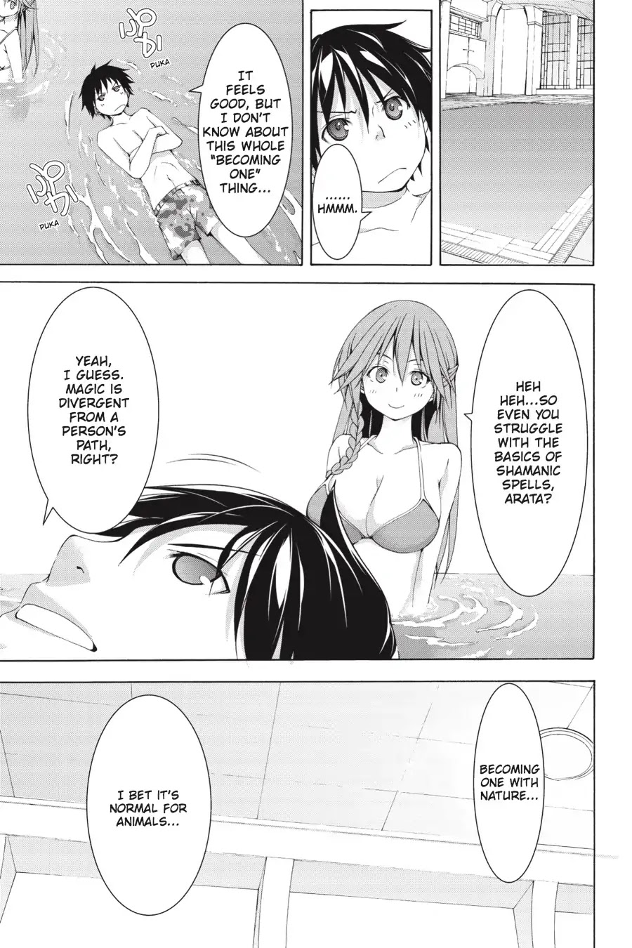 Trinity Seven: 7-Nin no Mahoutsukai Chapter 66.8 page 15 - Vol 15.5 Theme 4: Shamanic Training & Shinobi Girl