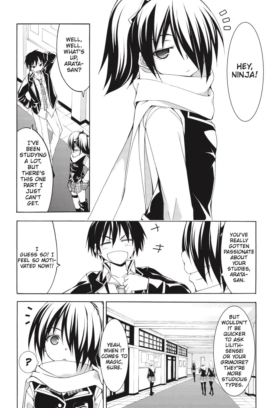 Trinity Seven: 7-Nin no Mahoutsukai Chapter 66.8 page 2 - Vol 15.5 Theme 4: Shamanic Training & Shinobi Girl