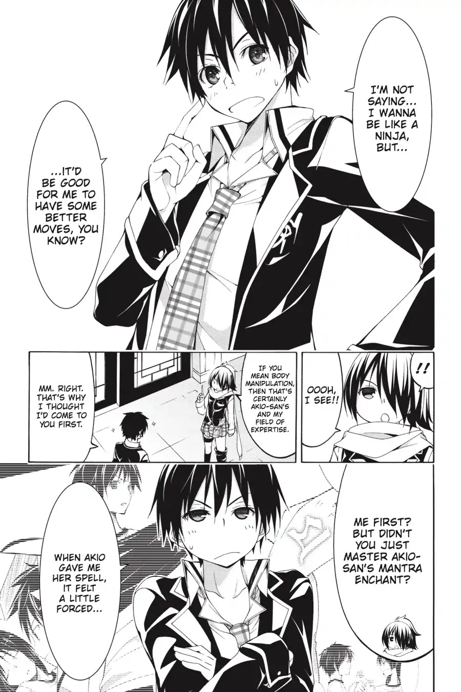 Trinity Seven: 7-Nin no Mahoutsukai Chapter 66.8 page 3 - Vol 15.5 Theme 4: Shamanic Training & Shinobi Girl