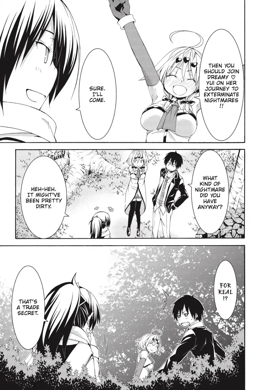 Trinity Seven: 7-Nin no Mahoutsukai Chapter 66.9 page 13 - Vol 15.5 Theme 5: Dream Buster & Avaritia World